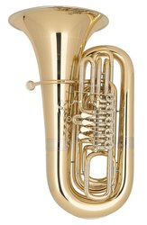 MIRAPHONE B tuba 91B - mosaz, 5 ventilů