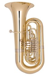 MIRAPHONE B tuba Hagen  496A - zlatomosaz, 4 ventily