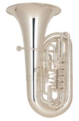 MIRAPHONE C tuba "BRUCKNER" C 291B - postříbřená mosaz, 5 ventilů