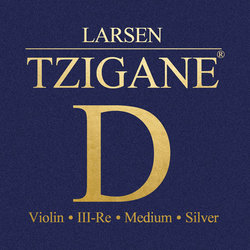 Larsen strings TZIGANE - D Saite für Geige, Silber