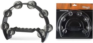 Stagg Tambourin  Halbkreis TAB-2 BK