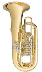 B&S F tuba 5099 - mosaz, 5 ventilů