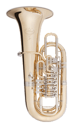 B&S F tuba 3100WG - zlatomosaz, 6 ventilů
