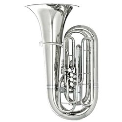 MELTON C tuba  3450 - postříbřená mosaz, 5 ventilů