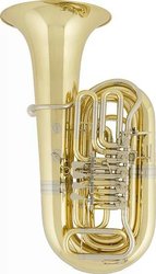 Josef Lídl Tuba LBB 682-5, zlatomosaz, 5 ventilů