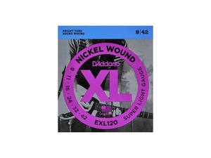 D´ADDARIO struny 9-42 Super Light XL na elektrickou kytaru