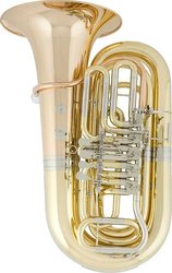 Josef Lídl Tuba "OPERA" LBB 883-5Z IIDE, zlatomosazný korpus, 5 ventilů, věnec