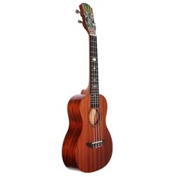 MM AA-2S - dřevěné sopránové ukulele, barevná hlavice, mat