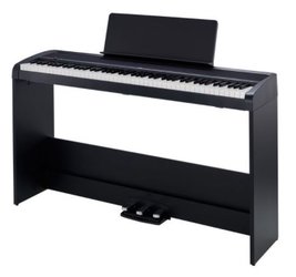 KORG B2SP-BK - digitální piano, 88 kláves,12 zvuků, se stojanem a třemi pedály, černé, USB