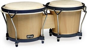 Stagg BW-70-N - Bonga 6" + 7", dřevěné korpusy, laditelné blány, barva přírodní