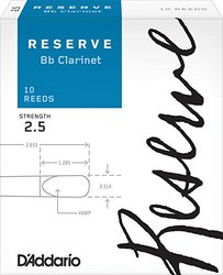 D'Addario Reserve plátek pro B klarinet tvrdost 2,5