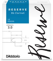 D'Addario Reserve plátek pro B klarinet tvrdost 3