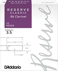 D'Addario Reserve Classic Blätter für Bb Klarinette 3,5