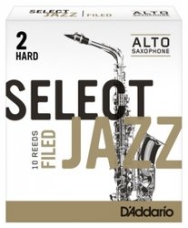 D'Addario Rico Select Jazz Filed Blatt für Alt Saxophon, Stärke 2H - stück