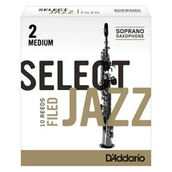 D'Addario Select Jazz Filed plátek pro soprán saxofon tvrdost 2M