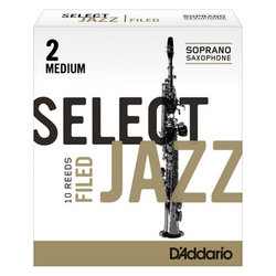 RICO Rico Select Jazz Filed Blatt für Sopran Saxophon, Stärke 2M - stück