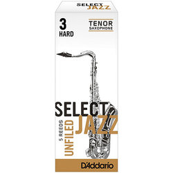 RICO Rico Select Jazz Unfiled Blatt für Tenor Saxopfon, Stärke 3H - stück