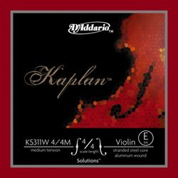 D'Addario Kaplan Solutions - nepískající E struna pro housle