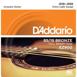 D'Addario Kovové struny D'ADDARIO EZ900 sada strun pro akustickou kytaru - kov
