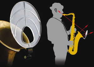 Jazzlab Deflector zvukové stínítko pro saxofon
