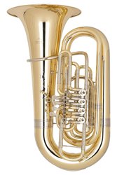 MIRAPHONE B tuba Hagen  494A - mosaz, 3/4 velikost, 4 ventily