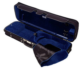 Winter Jakob JW 3023 N - Kofferetuis für Violine, schwarz/blau