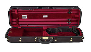 Winter Jakob JW 3024 CS - Kofferetuis für Violine, schwarz/rot - Super Light Case