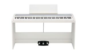 KORG B2SP+ WH - digitální piano, 88 kláves,12 zvuků, se stojanem a třemi pedály, bílé