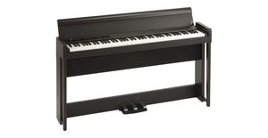 Korg C1 Air-BR - Concert piano, 88 vyvážených kláves, Bluetooth audio playback, hnědé