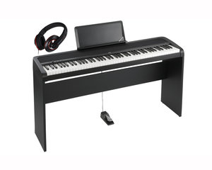 Piano Korg B1 v akčním setu se stojanem Korg STB1 a sluchátky Sencor SEP 428