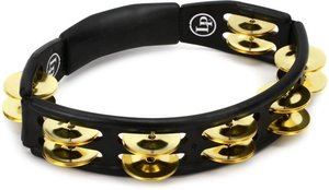 Latin Percussion Tambourin, Cyclops® Dimpled Jingle Tambourine - Brass