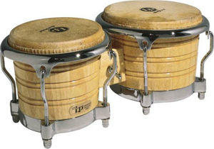 Latin Percussion Generation II Wood Bongos LP201AX-2AW - Siam Oak