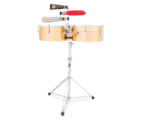 Latin Percussion Tito Puente Timbales 12"/13" LP255-BZ - masivní bronz, hloubka 6,5"