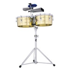 Latin Percussion Tito Puente Timbales 13"/14" LP256-B - masivní mosaz, hloubka 6,5"