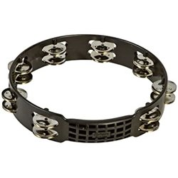 Latin Percussion Tamburina 8", Aspire® Plastic Tambourine - černá