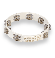 Latin Percussion Tamburina 8", Aspire® Plastic Tambourine - bílá