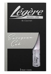 LEGERE European Cut plátek pro B klarinet evropský řez - tvrdost 3