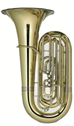 MELTON B tuba "Gravity" 2011RA-S speciální model, velikost 1/2 - mosaz, 4 ventily