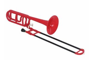 Startone PTB-20 B/F - plastový trombon červený, s pouzdrem