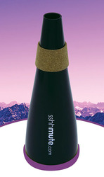 Bremner Practice Mute "sshhmute" - cvičné dusítko na trumpetu - černá/fialová