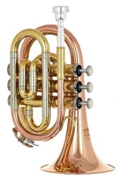 Thomann TR 25G Bb-Pocket Trumpet - zlatá
