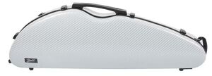 BACIO INSTRUMENTS SVC204P white stripe - tvarované pouzdro pro housle, bílý carbon