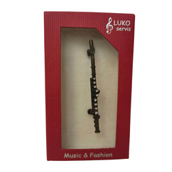 LUKO servis - Brož, flétna příčná staro mosaz, krystal