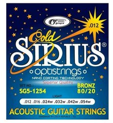 Gorstrings SIRIUS Gold SG5-1254 - sada strun na akustickou kytaru .012 - .054w