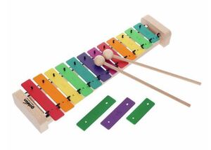 GOLDON 11038 Soprano Metallophone - sopránová zvonkohra, 12+3 barevných kamenů