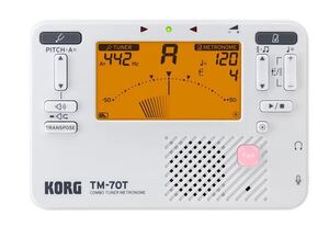 KORG TM-70T WH ladička a metronomem, barva bílá