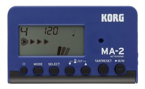 Korg MA-2 BLBK kompaktní digitální metronom, barva černá / modrá