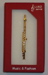 LUKO servis - Brož, flétna příčná, zlatá