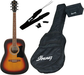 IBANEZ V50NJP-OVS - sada JAM Pack - akustická kytara, povlak, řemen, ladička , trsátka