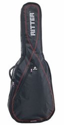 RITTER RGP2-CH/BRD - obal na klasickou kytaru 1/2, barva black/red